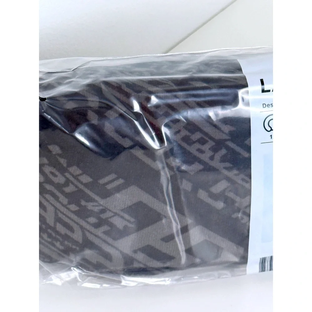 IKEA LANESPELARE Neck Pillow Gaming Travel Support Black Grey 305.078.56 NEW